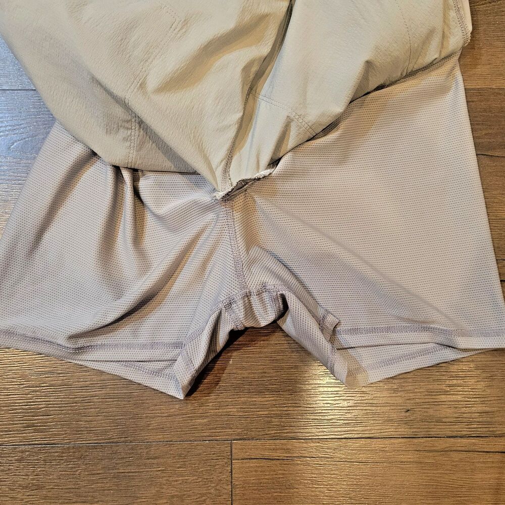 Athleta Trekkie Skort Womens 12 Cargo Pockets Mini Skirt Gray Hiking Athletic - Picture 5 of 7